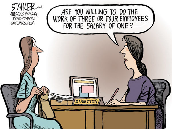 Editorial cartoon published July 14, 2021